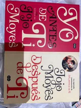2 libros Jojo Moyes