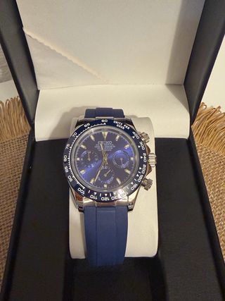 Reloj Seiko Mod Day azul