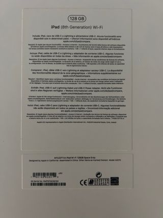 iPad 8ª Gen 128GB + Apple Pencil 1ª Gen