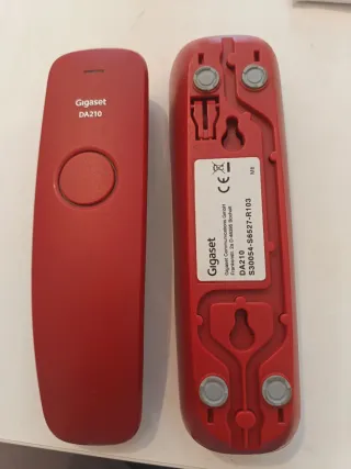 Teléfono fijo Gigaset DA210 rojo
