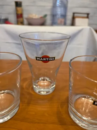 Juego 5 Copas Martini Cristal