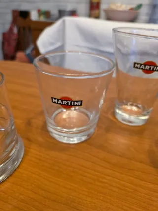 Juego 5 Copas Martini Cristal