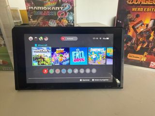 Nintendo Switch V2 Completa + Dock + Joy-Con + Fun