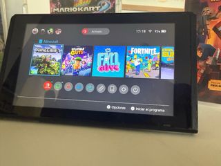 Nintendo Switch V2 Completa + Dock + Joy-Con + Fun