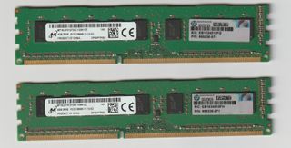 2x HP DDR3 RAM 4GB PC3-12800E