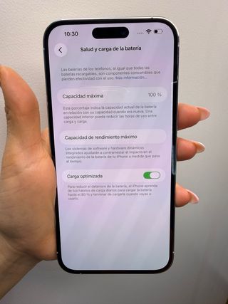 iPhone 14 Pro Max 256GB – Plata – Batería 100%