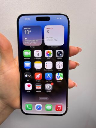 iPhone 14 Pro Max 256GB – Plata – Batería 100%