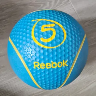 Palla medica Reebok 5kg Ciano