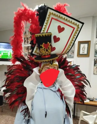 Disfraz Carnaval Reina de Corazones