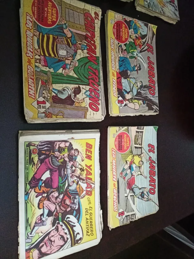 Lote 150 Cómics El Jabato, Capitán Trueno etc