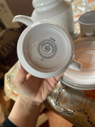 Servizio da tè in porcellana vintage