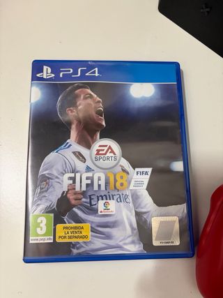 PS4 1TB + Mando Rojo + FIFA 18