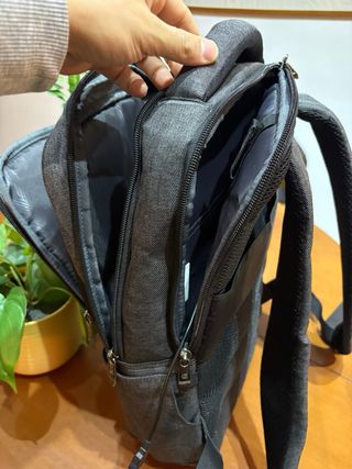 Mochila para portátil gris