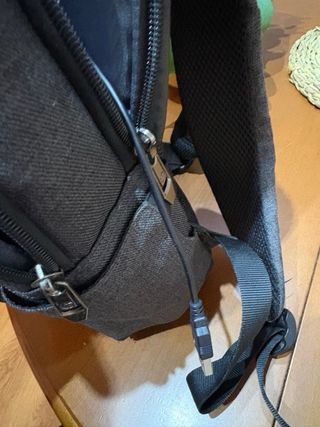 Mochila para portátil gris