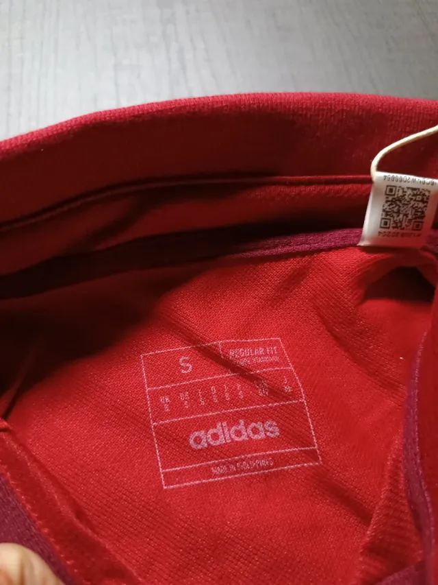 Polo Adidas AS Roma Rojo Talla S