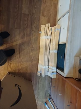 Cama 135x190cm con cabecero y pies y colchon