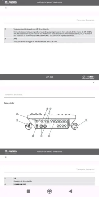 Batería Electrónica Millenium MPS600