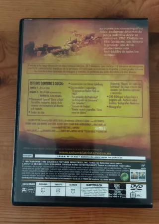 DVD Lawrence de Arabia Edición Especial