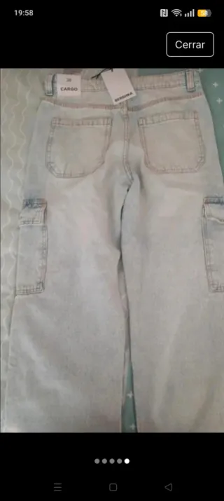 Pantalones cargo Bershka talla 38