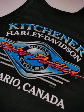 Harley Davidson Camiseta Sin Mangas 05' Vintage S
