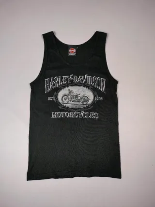 Harley Davidson Camiseta Sin Mangas 05' Vintage S