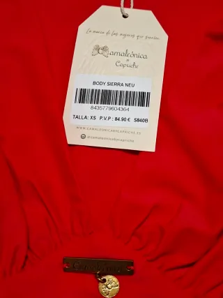 Body Camaleonica Rojo Talla S