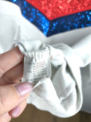 Sudadera Gris con Diseño Chevron Brillante Talla X