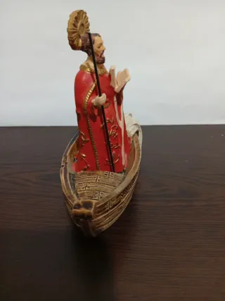 Figura San Andrés de Teixido en barca