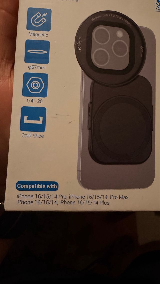 Adaptador JJC MFS-II para filtros iPhone 15/14