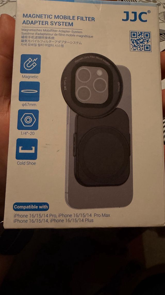 Adaptador JJC MFS-II para filtros iPhone 15/14
