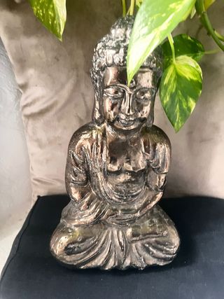 Figura Buda Bronce Cerámica