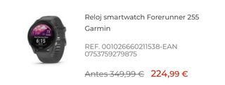 Garmin Forerunner 255 GPS Smartwatch