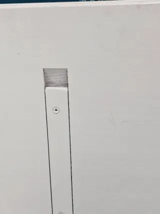 Tablero mesa pino macizo lacado blanco