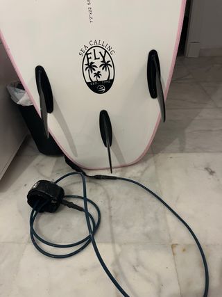 Tabla de surf rosa 7'2