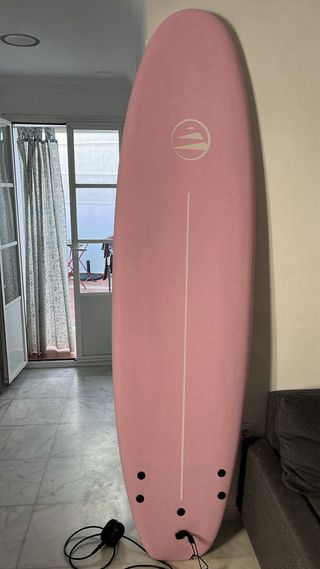 Tabla de surf rosa 7'2