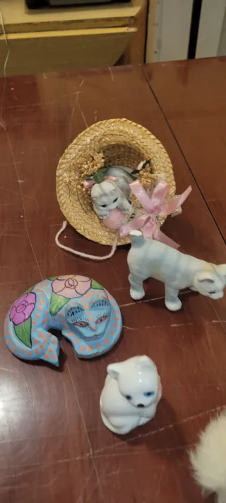 Set di figure di gatti