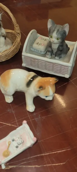 Set di figure di gatti