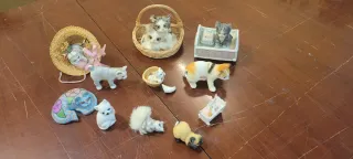 Set di figure di gatti
