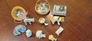 Set di figure di gatti