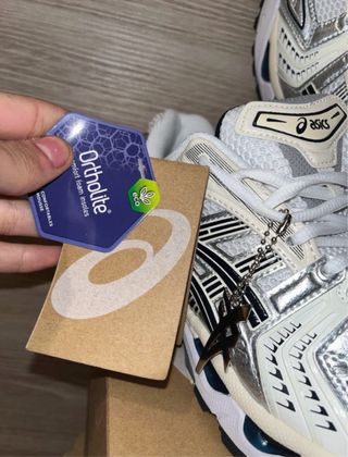 Asics Gel-Kayano 14 Plata/Blanco