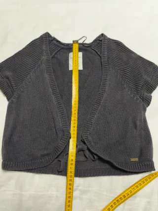 Chaleco punto gris Tom Tailor Talla L