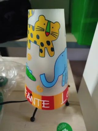 Lámpara infantil con animales