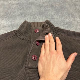 Maglione Marlboro Classics |Collo Alto Marrone | L