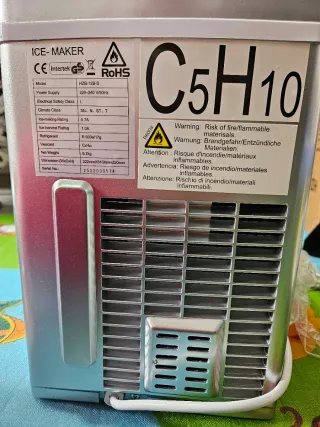 Máquina de hielo portátil