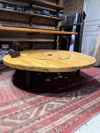 Mesa de centro madera maciza reciclada