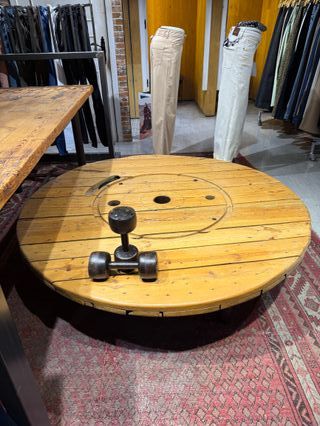 Mesa de centro madera maciza reciclada