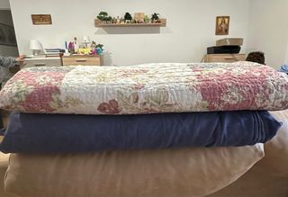 Manta floral y funda nórdica 150