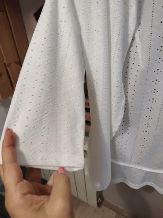 Chaqueta Rejilla Blanca