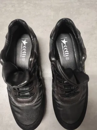 Zapatos Cetti Mujer Negro/Plata