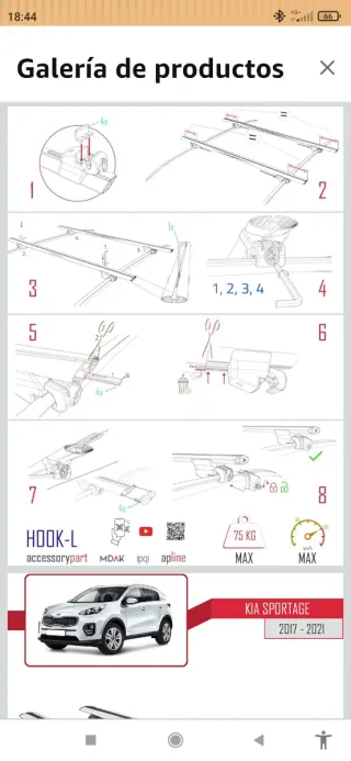 Barras de techo para coche